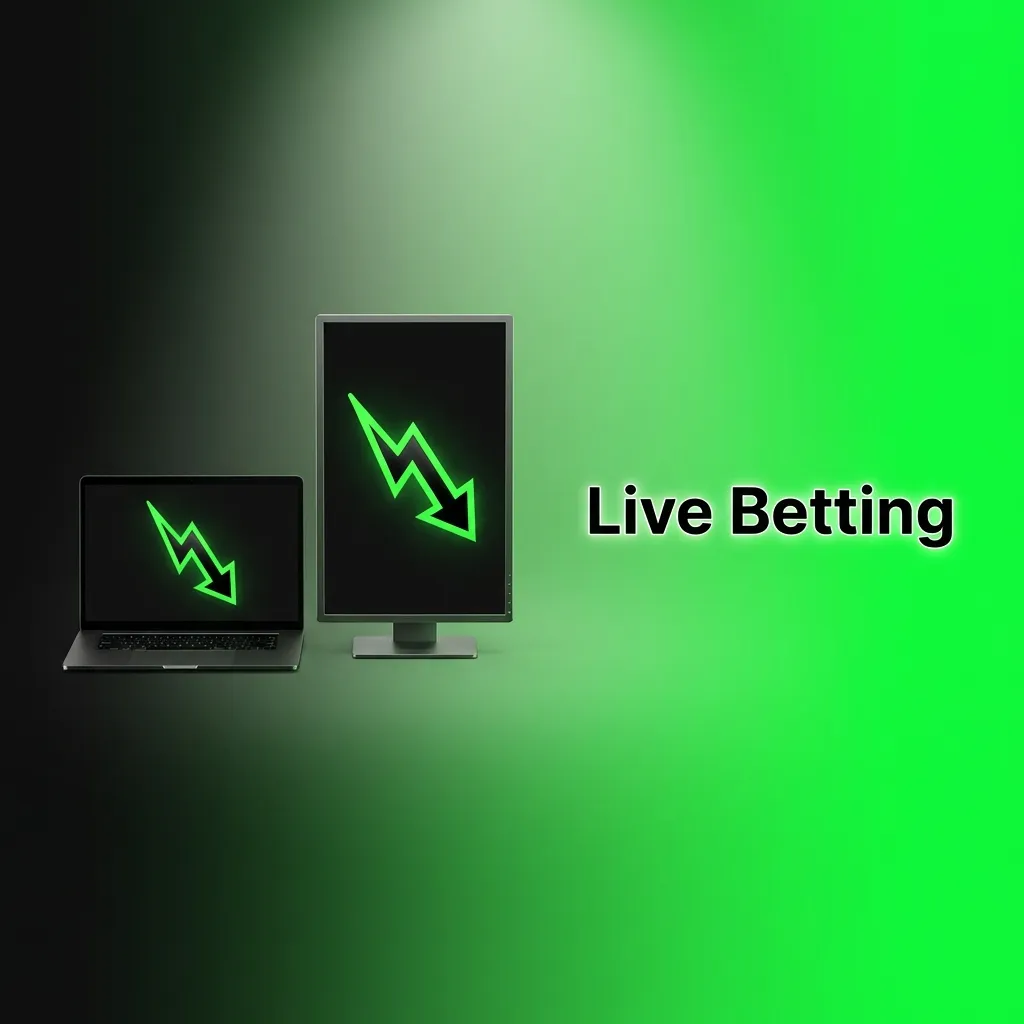 Live betting interface showing real-time odds updates and in-play wagering options for sports like cricket and football