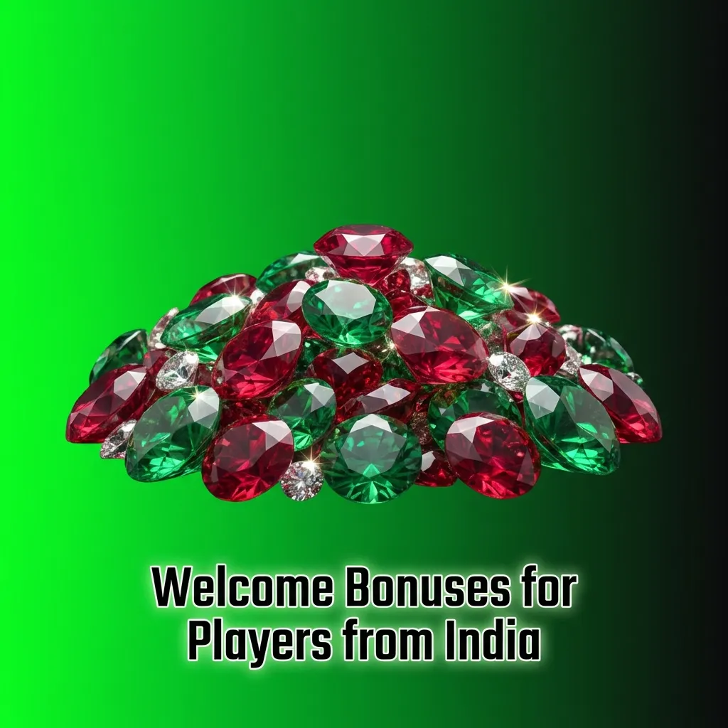 Indian casino welcome bonus showing 180% match up to ₹20,000 plus 400 free spins for new players