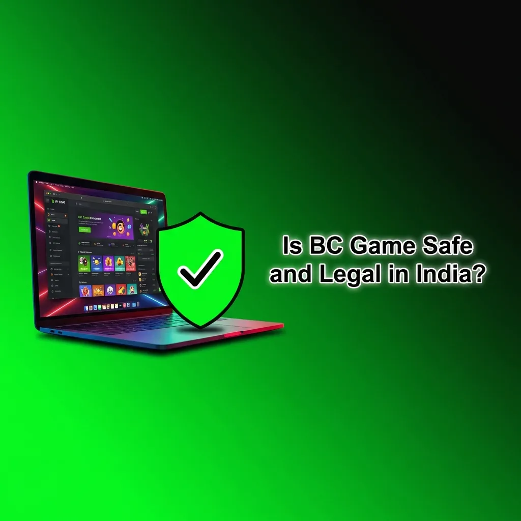 BC Game security features including SSL encryption, Curaçao license, and provably fair technology for Indian players